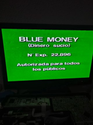 Blue Money VHS Película