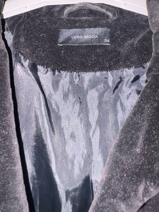 Chaqueta Terciopelo Negro