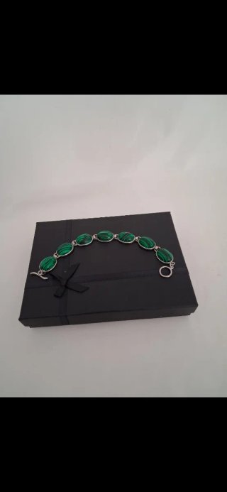 Pulsera de Malaquita Natural