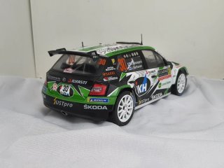 Maqueta Skoda Fabia R5 1:18 Altaya Rally Rovanpera