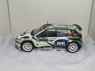 Maqueta Skoda Fabia R5 1:18 Altaya Rally Rovanpera