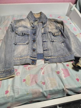 Chaqueta Replay Hombre Azul/Blanco
