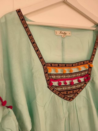 Vestido Kaftan Koala Bay Turquesa