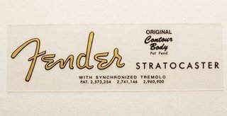 Pegatinas Fender Stratocaster