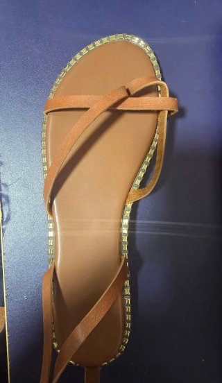 Sandalias romanas atadas tobillo T40