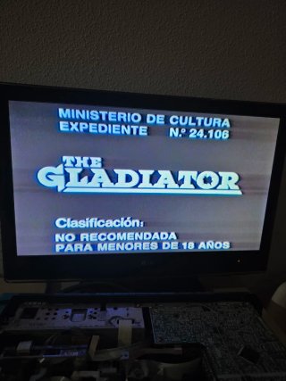 VHS The Gladiator Edición Videoclub