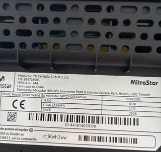 Router Movistar WiFi 6Go