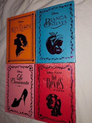 Novelas Disney 4 libros