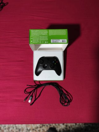 Mando Xbox Series X/S Negro + Cable USB-C