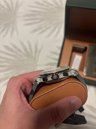 Reloj vvs moissanita