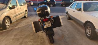 BMW F650GS Adventure Moto Negra Plata