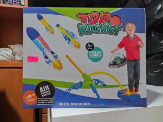 Cohete de aire para niños