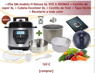 Olla GM H Deluxe + Cabezal Horno