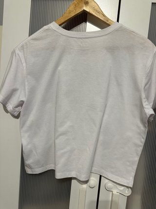 Camiseta Levi's Blanca Logo Plateado