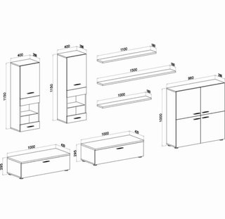 Muebles de Comedor Modernos Blancos