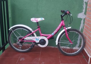 Bicicleta infantil rosa 20 pulgadas