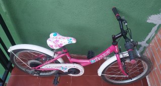Bicicleta infantil rosa 20 pulgadas