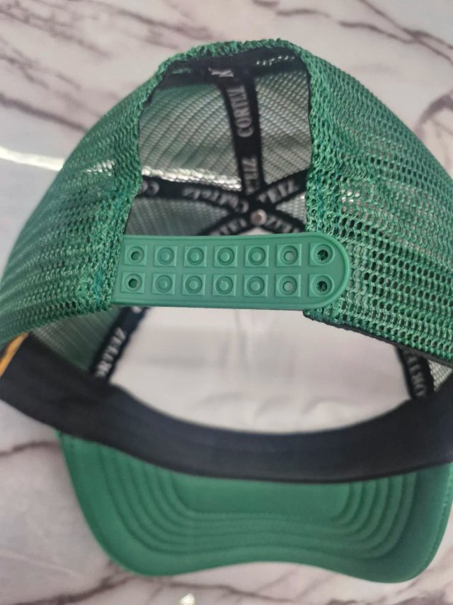 Gorra Corteiz CRTZ Alcatraz Trucker Verde/Blanca