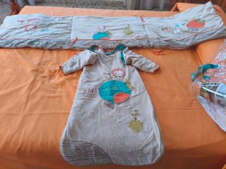 Saco dormir + protector cuna 120x60