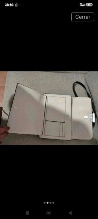 Bolso bandolera negro y blanco