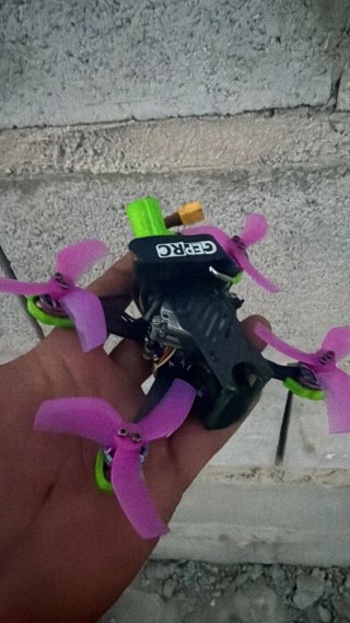 GEPRC Dron FPV 2.5 pulgadas Dron componentes top