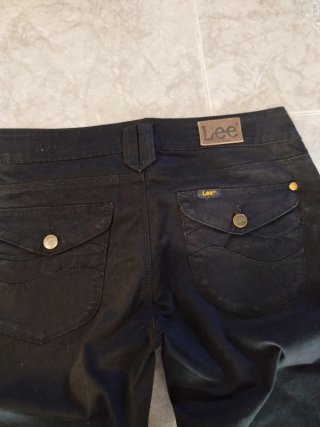 Pantalón Lee Mujer Negro. Talla 38/40