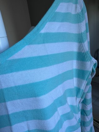 Jersey rayas escote pico