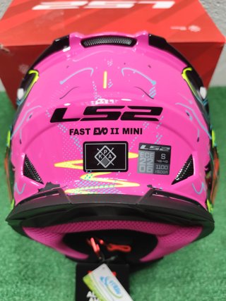 Casco Moto Cross LS2 FAST II MINI GORILLA Niños S