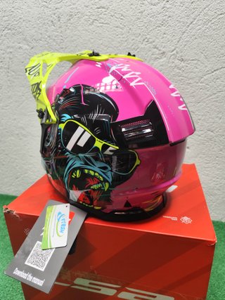 Casco Moto Cross LS2 FAST II MINI GORILLA Niños S