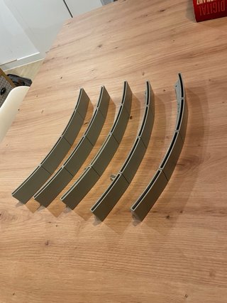 5 Muros Curvas R2 Scalextric