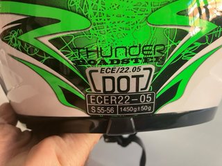 Casco Moto MT Thunder Negro y Verde Nuevo