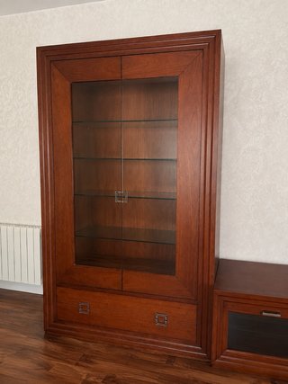 Mueble de salón madera y Mesa de centro elevable.