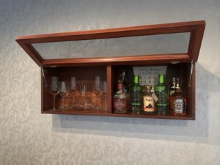 Mueble de salón madera y Mesa de centro elevable.