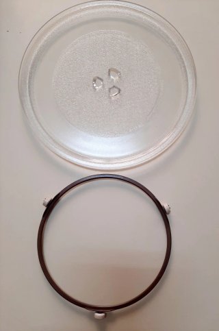 Plato y base giratoria de microondas 2 tamaños.7€