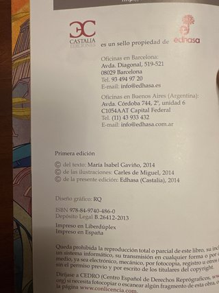 Libro Mitos Griegos - Editorial Castalia Prima