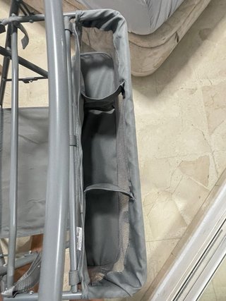 Soporte bañera bebé plegable gris