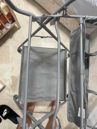 Soporte bañera bebé plegable gris