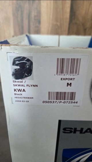 Casco Shark Skwal Flynn Talla M + Caja y Funda