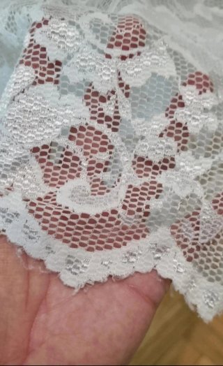Camiseta Pigalle Encaje Blanca Talla S