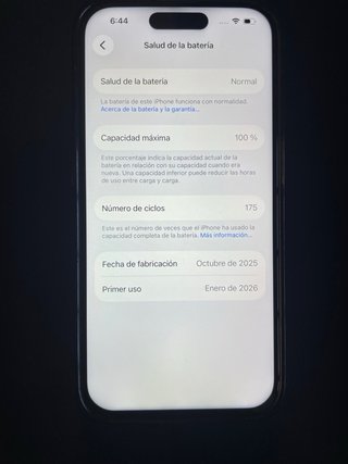 iPhone 15 Pro 128GB - Batería Original 100%