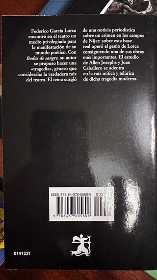 Bodas de Sangre (Letras Hispanicas) (Spanish Ed...