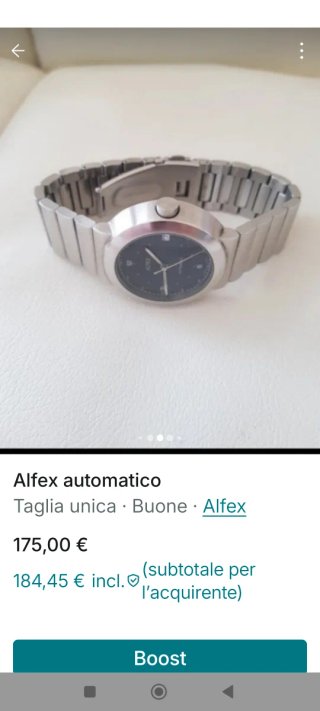 Alfex Automatico 39mm Orologio Uomo