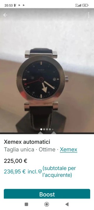 Alfex Automatico 39mm Orologio Uomo