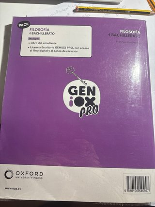 Filosofía 1º Bachillerato. Libro del estudiante...