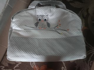 Conjunto para silla de paseo con búhos