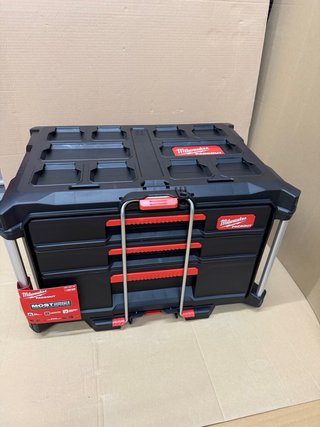 Milwaukee PACKOUT Cassettiera 3 Cassetti