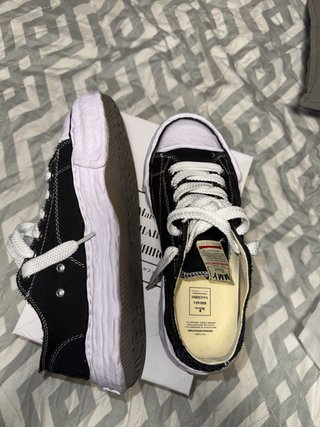 Maison Mihara Yasuhiro Zapatillas Negras Blancas
