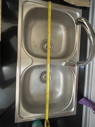 Fregadero de cocina doble