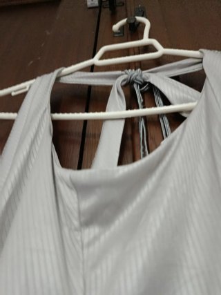Blusa Verano Miss Sixty Plateado Rayas Finas