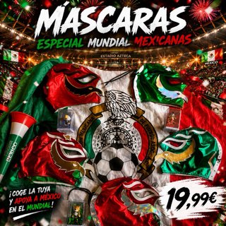 Máscaras Lucha Libre Mexicanas